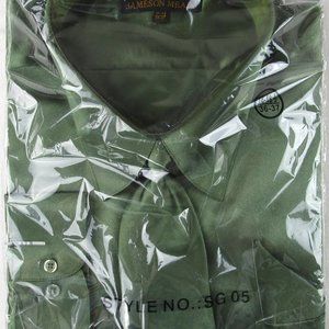 NEW Jameson Meade 4 Pc. Metallic Olive Green Dress Shirt Set, 18-18.5 (36/37)